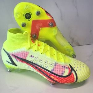 Nike Mercurial Superfly 8 ELITE SG PRO ANTI-CLOG Traction Soccer Cleats Futbol